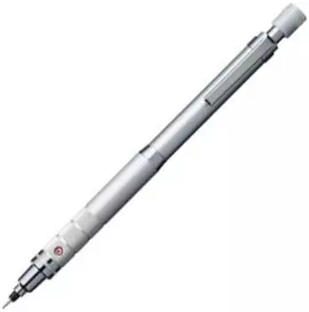 Mitsubishi Pencil Mechanical Pencil Kurtoga Knurling Model Silver Set of 2 M510171P.26