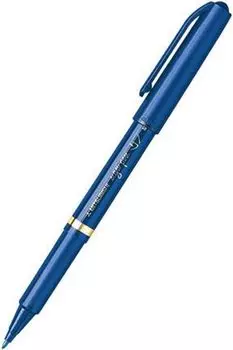 Mitsubishi Pencil Mitsubishi Sign Water-Based Pen, Ribbed, Blue, 10-Pack синий