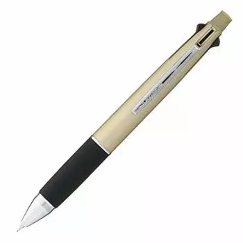 Mitsubishi Pencil Multi-Function Pen Jet Stream 4&1 0.38 Champagne Gold Easy to Write MSXE510003825