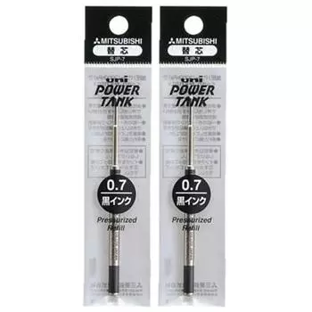 Mitsubishi Pencil Oil-Based Ballpoint Pen Refill SJP-7 Black 24 SJP7.24 Set of 2