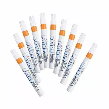 Mitsubishi Pencil Paint Marker Medium Point Orange 10 pieces PX20.4