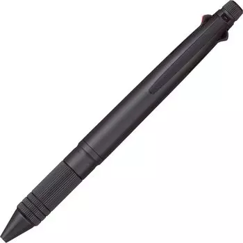 Ручка-карандаш Mitsubishi Jet Stream Metal Edition Limited, полностью черная, многофункциональная, 4&1, 0,5 H.MSXE520A5FB