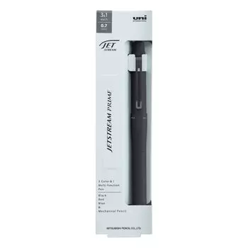 Mitsubishi Pencil Pen Jetstream Prime Black Multi-Function 3&1 0.7 MSXE455007.24 чёрный