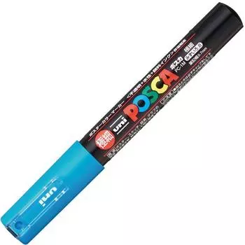 Mitsubishi Pencil Pen Posca Extra Fine Light Blue 10 Pieces Water-based PC1M.8 светло-синий