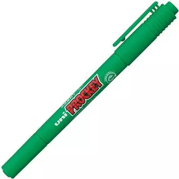 Mitsubishi Pencil Pen Twin Extra Fine Point 10 Pens Water-Based Pro-Ky PM120T.6 Green,