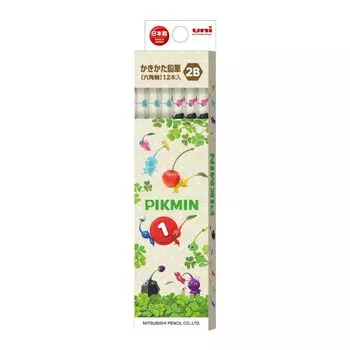 Mitsubishi Pencil Pencil Pikmin 2B 1 Dozen Paper Box K56522B чёрный