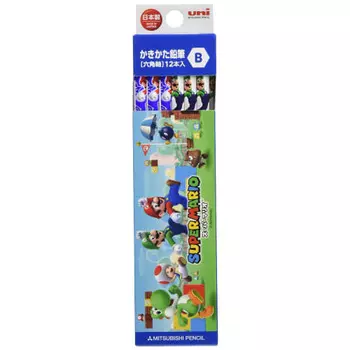 Mitsubishi Pencil Pencil Super Mario SMS5 B 1 Dozen Paper Box K5623B