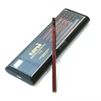 Mitsubishi Pencil Pencil Uni 8H 1 дюжина U8H чёрный