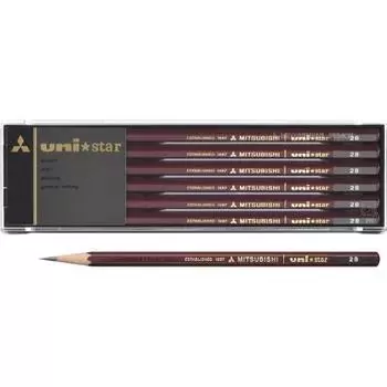 Mitsubishi Pencil Pencil Unistar 2B 1 Dozen US2B