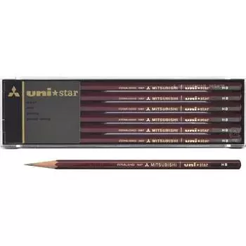 Mitsubishi Pencil Pencil Unistar HB 1 Dozen USHB