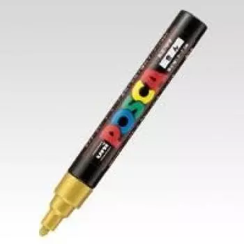 Mitsubishi Pencil Posca Gold 25 Set of 10 PC-5M PC5M.25 золотой
