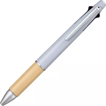Mitsubishi Pencil Ручка Jet Stream BAMBOO сине-серая многофункциональная 4&1 0.5 MSXE5200B5.79