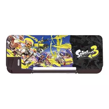 Mitsubishi Pencil Splatoon 3 открывающаяся мягкая ручка для студента [пенал] Двусторонний чехол/Новый