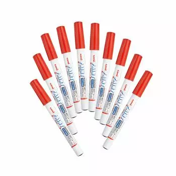 Mitsubishi Pencil Uni Alcohol Paint Marker Тонкий кончик Красный 10 шт PXA210.15 красный