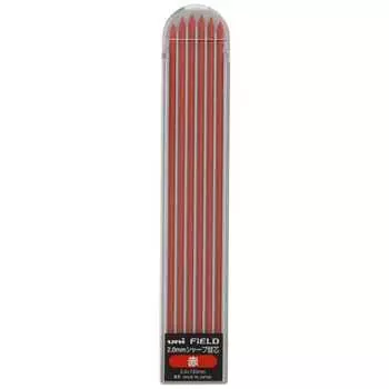 Mitsubishi Pencil uni field construction 2.0mm sharp стержень uni2.0-310 красный 6 шт U203101P.15