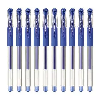 Mitsubishi Pencil uni Gel Ink Ballpoint Pen Signo Blue of Uni-ball 0.5mm [Set 10] UM-151-05 синий