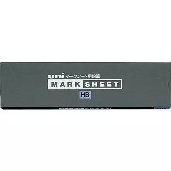Mitsubishi Pencil Uni Mark Sheet HB 1 Dozen UMSHB чёрный
