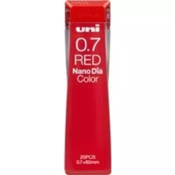 Mitsubishi Pencil Uni Nano Diamond Color Lead 0.7mm Red U07202NDC.15 Set of 3