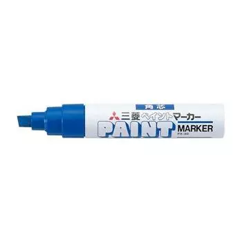 Mitsubishi Pencil Uni Opaque Oil-based Marker Paint Marker Oil-based Bold Square Lead Blue PX30.33