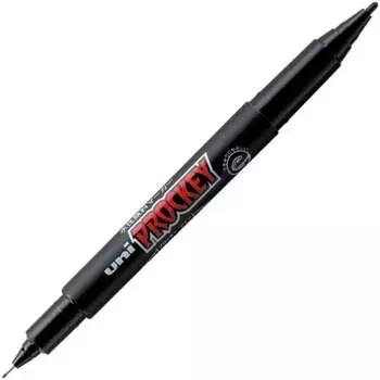 Mitsubishi Pencil Water-based Pen Plocky Twin Extra Fine PM120T.24 Black 10 pieces