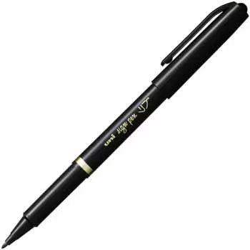 Mitsubishi Pencil Water-based Pen Ribbed Fine Point MYT7.24 Black 10 Pieces