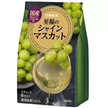 Mitsui Norin Nitto Black Tea Blissful Shine Muscat 8 bottles x 6 pieces set