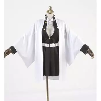 Mitsuri Kanroji Косплей Военный Взрослый Маскировка Школьный Культурный Хэллоуин Унисекс Mitsuri [ENDIANDUO] Костюм, Женский, Униформа, Костюм, Фестиваль,