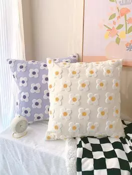 Mitsutoki Kobo Подушка Скандинавский диван Спинка Декоративная подушка Забутон Подушка для тела Спинка Диванная подушка Интерьер Комнаты Скрытая Мягкая Доступна в 3