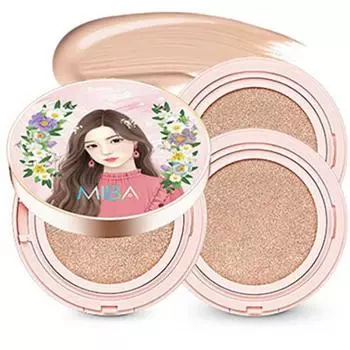 Miva King Cushion Season 2 Большая емкость 25 г оригинальный продукт + 25 г сменный блок 2P, No. 21 Яркая кожа, 1 набор