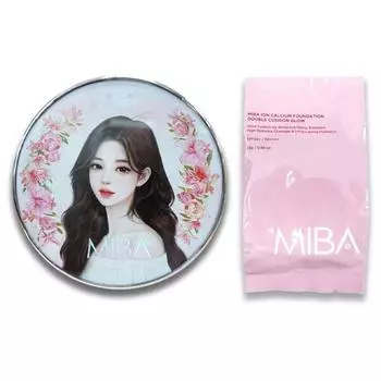 Miva Wang Cushion Season 3 Тональный кушон Двойной кушон Сияние Оригинал 25г + Рефил 25г, Оттенок №. 21 Оригинал + Заправка..., 1 штука
