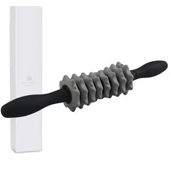 MIVIOS Stick Roller Custom Сменный точечный фасциальный ролик для миофасциального релиза, ослабления, растяжения, Custom Stick Mivios AMV102DG, темно-серый темно-серого