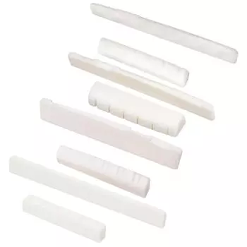 Miwayer Guitar Bone Bridge Гайка и седло 1 пара для 6-12-струнной акустической или классической гитары