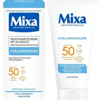 Mixa Moisture Cream Hyaluronic Acid LSF 50, 50ml