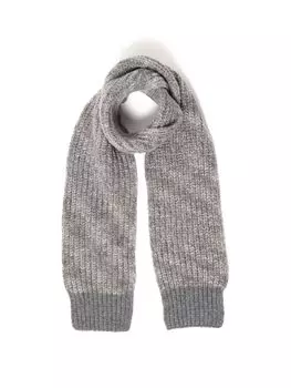 Mixed Thin Rib Scarf GRAY ONE SIZE [Beams Heart] Muffler/Scarf Women s серый