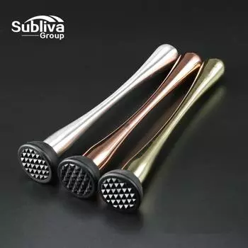 Миксер для коктейлей, барная посуда, мохито, коктейльный DIY, фруктовый мадлер, посуда для бара, инструмент для бара серебряный