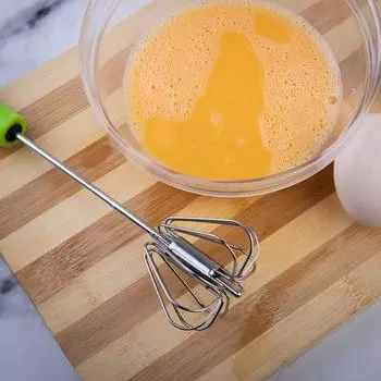 Миксер для соуса с самовращающимся механизмом, венчик для взбивания яиц, принадлежности для выпечки тортов, кухонные принадлежности зелёный