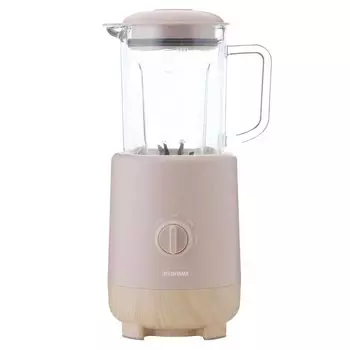 Миксер Iris Ohyama Совместимость со льдом Фрукты Смузи Десерт Мусс Суп Легко готовить Бесшумный дизайн Регулировка шкалы 3 уровня Легко чистить 6 лезвий Мощный