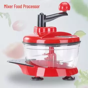 Миксер Кухонный комбайн Кухонный ручной мощный блендер для яиц Мясорубка Измельчитель овощей Измельчитель с лезвиями из нержавеющей стали