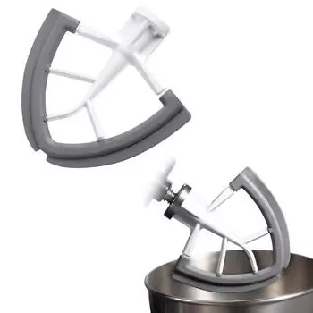 Миксер с гибкими краями и наклонной головкой, плоская мешалка на 4,5–5 литров, лопастная чаша, лопаточка, пищевой материал, масляное тесто, миксер для картофельной грязи, кухня