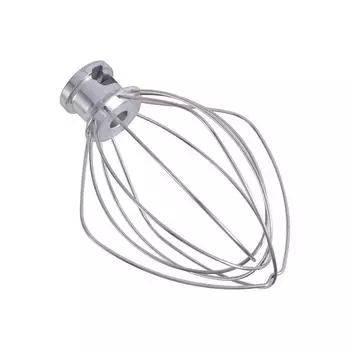 Миксер-венчик K45WW подходит для домашних принадлежностей, наклонная головка, проволочный венчик, насадка для миксера, блендер, часть серебряный