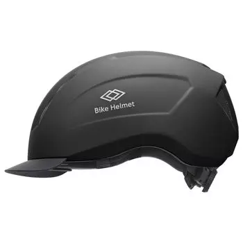 Mixiu Adult Bicycle CE Sun Impact with LED Streamlined Road Bike Urban Adjustable Helmet, Certified, Ultra-Lightweight, Breathable, Protection, чёрный