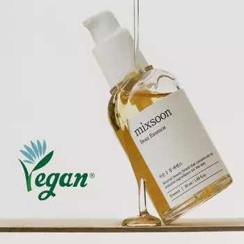 [Mixsoon] НОВАЯ Бобовая эссенция, 50 мл | кожное сало, омертвевшие клетки кожи гладко/косметический корейский уход за кожей/массажная сыворотка/увлажнение