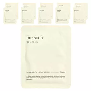 Mixsoon, соевые молочные подушечки, 30 листов, 16 мл (0,54 жидких унций), по 10 листов каждый