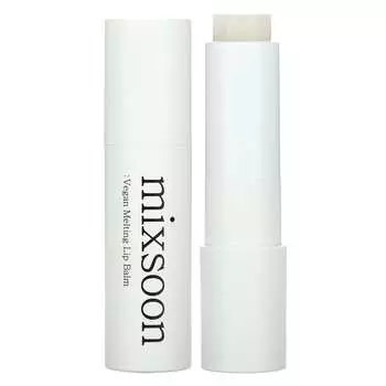 Mixsoon, веганский тающий бальзам для губ, 01 прозрачный, 4,1 г (0,14 унции)