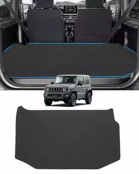 Mixsuper Suzuki Jimny JB64 Jimny Sierra JB74 Коврик для багажа 2D Коврик для багажника Чехол для багажника Подходит для SUZUKI JIMNY Поддон для багажа Коврик для багажника Suzuki Jimny чёрный