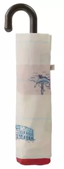 Miyajima Folding Umbrella 55cm Windproof Bone Retro Tallery Red [14030] красный