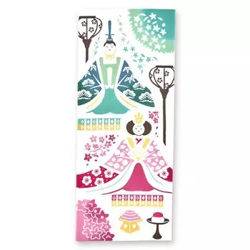 Miyamoto Kenema Chusen Tenugui ручной работы Весна Куклы Хина 50240 35 х 90 см (полотенце ручной окраски) Прибл.