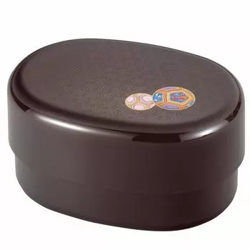 Miyamoto Sangyo Bento Box Tame Верхний 210 мл Нижний 370 мл Kaga Temari Овальный