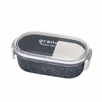 Miyamoto Sangyo Lunch Box Grano Rectangle Lunch Navy 600ml Approx. тёмно-синий