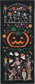 Miyamoto Towel Miyamoto Kenema Tenugui Hand 35 x 90 Halloween Night 50127 (Miyamoto-towel) Japanese-made Ch-dyed Towel, cm, Design,
